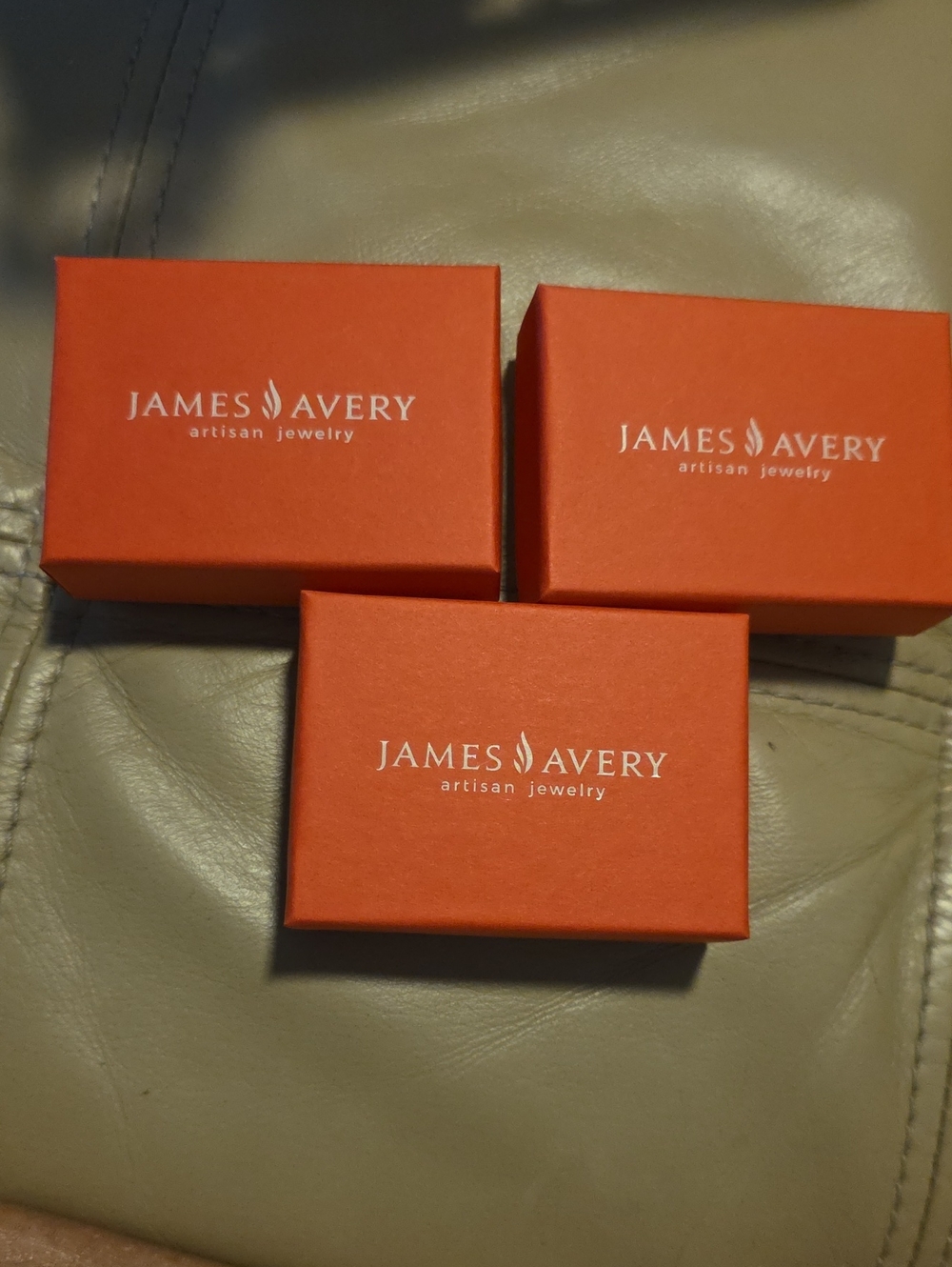 3 James AVERY Jewelry Gift Boxes